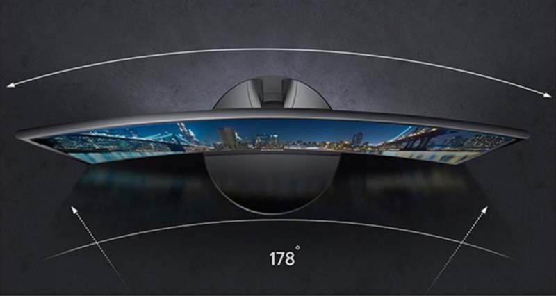 곡률 커브드 모니터