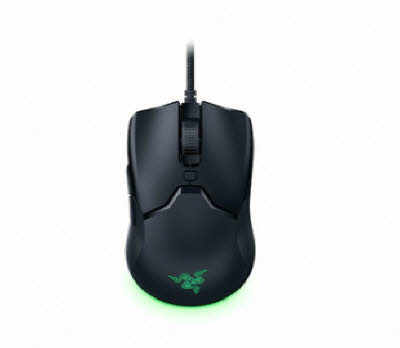 가격 괜찮은 게이밍 마우스로 손꼽히는 레이저 바이퍼 mini 적외선을 이용하는 옵티컬 스위치가 특징이다