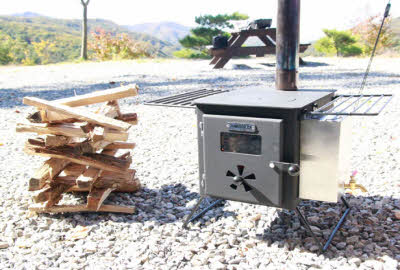 캠핑 화목난로 추천 메세타 난로 나무