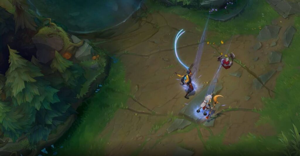 신규 챔피언 닐라의 패시브 스킬 이미지이다.