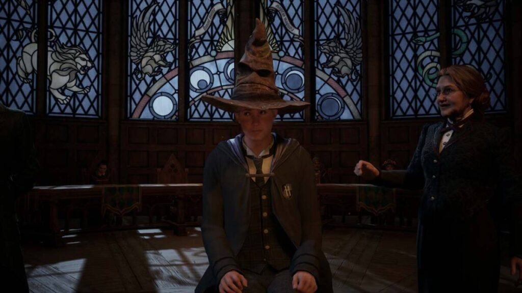 게임 호그와트 레거시 기숙사 배정 순간