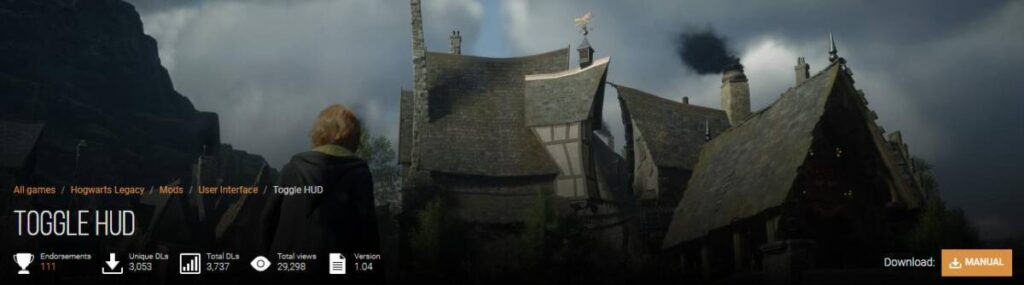 호그와트 레거시 HUD 토글 모드