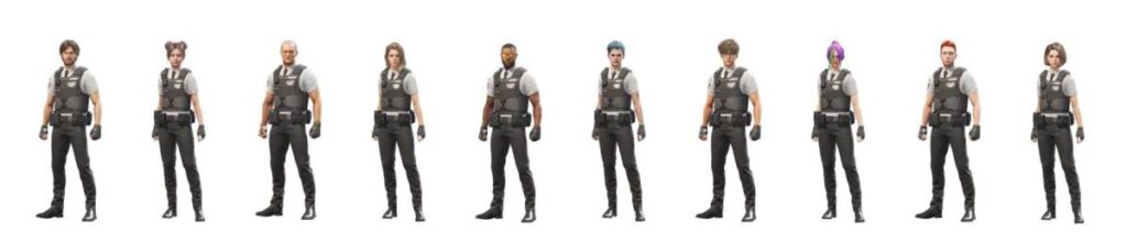 베일드 엑스퍼트 보안요원 스킨