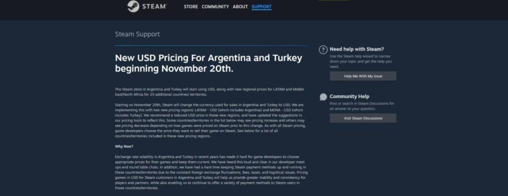 스팀 우회의 시대 가격할인의 시대는 이제 끝?