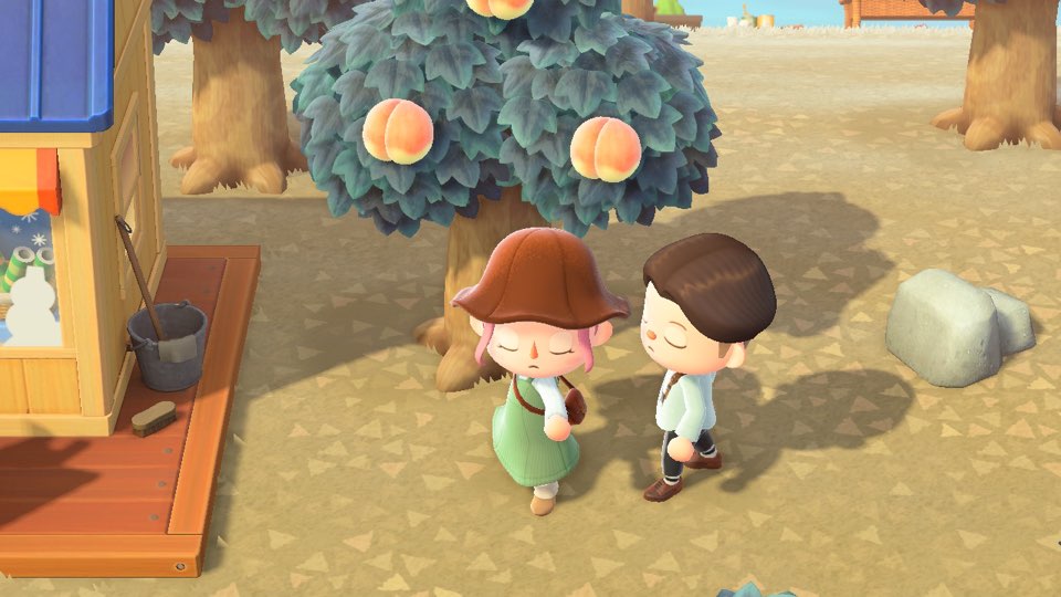 모동숲 친구섬 놀러가기 방법 닌텐도 스위치 플레이 화면