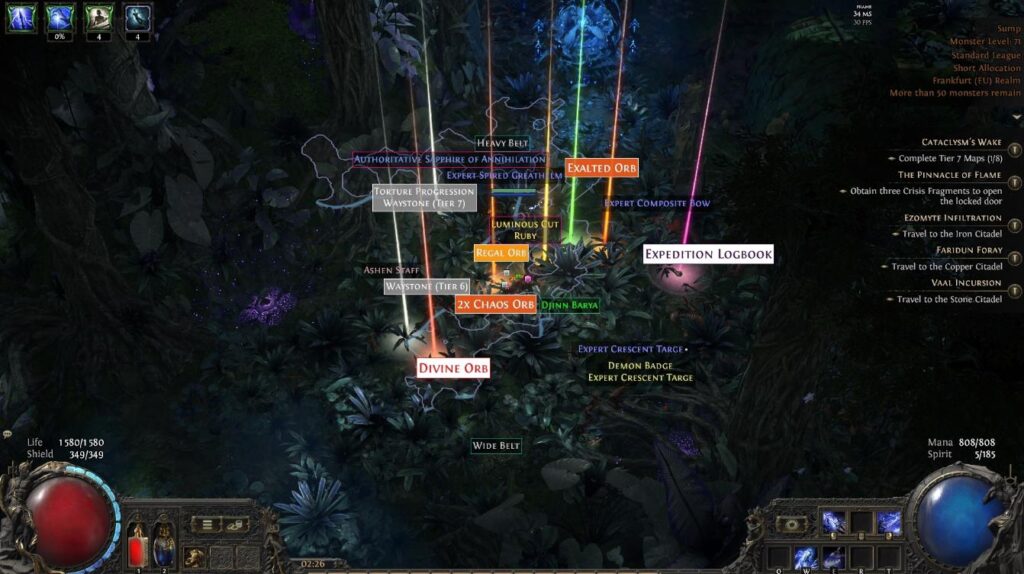 패스오브엑자일2 게임화면 패오엑2 유저라면