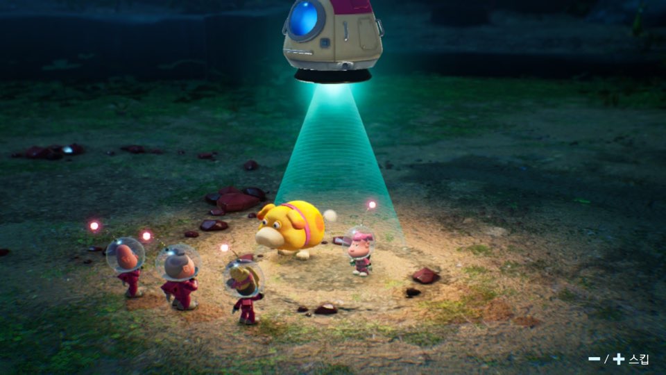 피크민4 잔잔한 해변 공략 4개 동굴 공략하는 방법